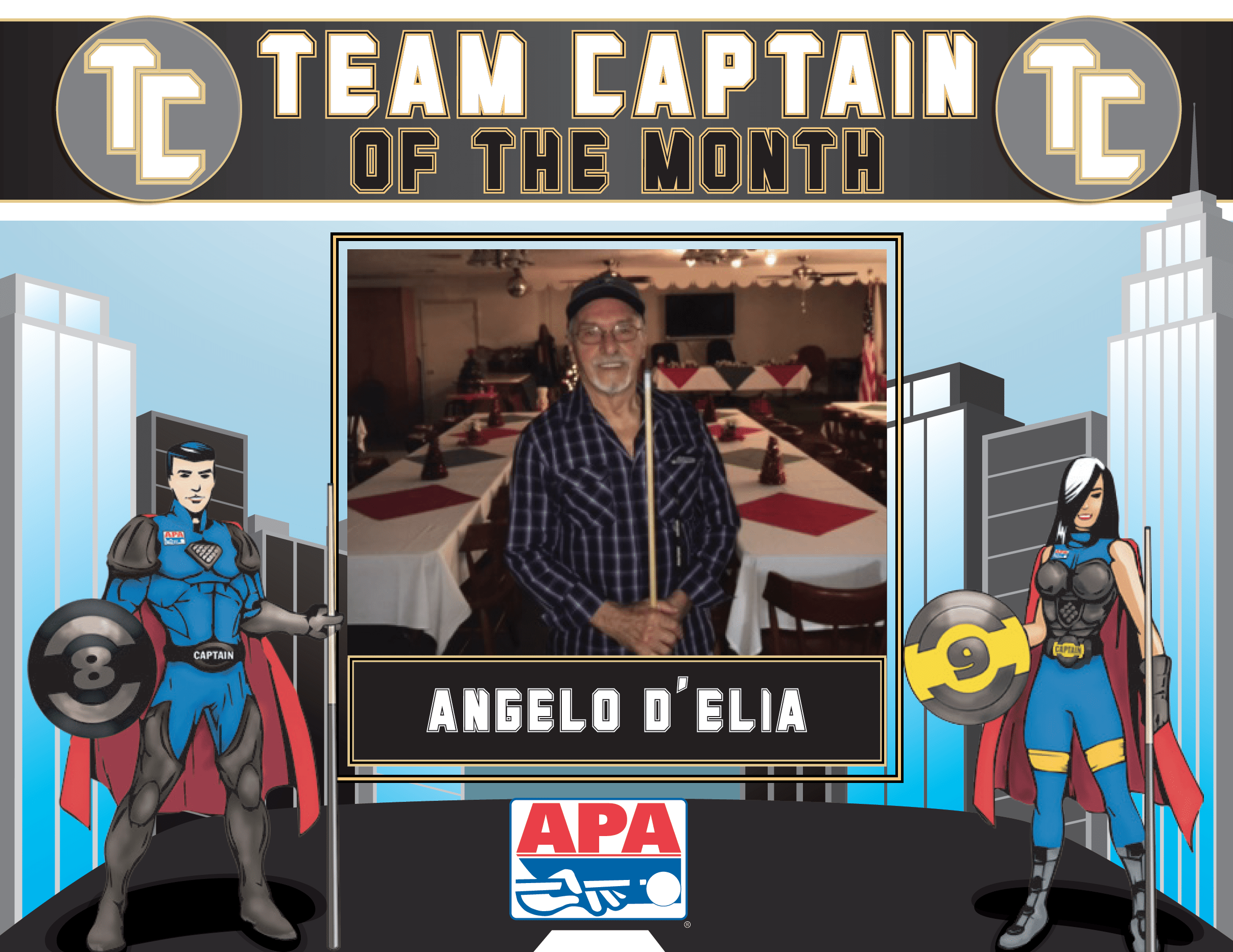 Team Captain of the Month: Angelo D’Elia