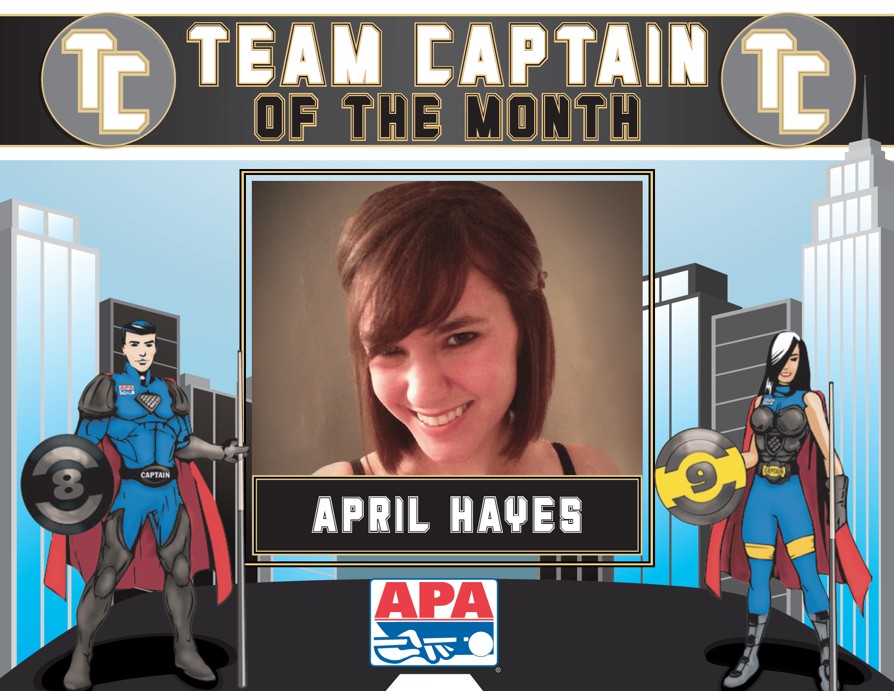 Team Captain of the Month: April Hayes