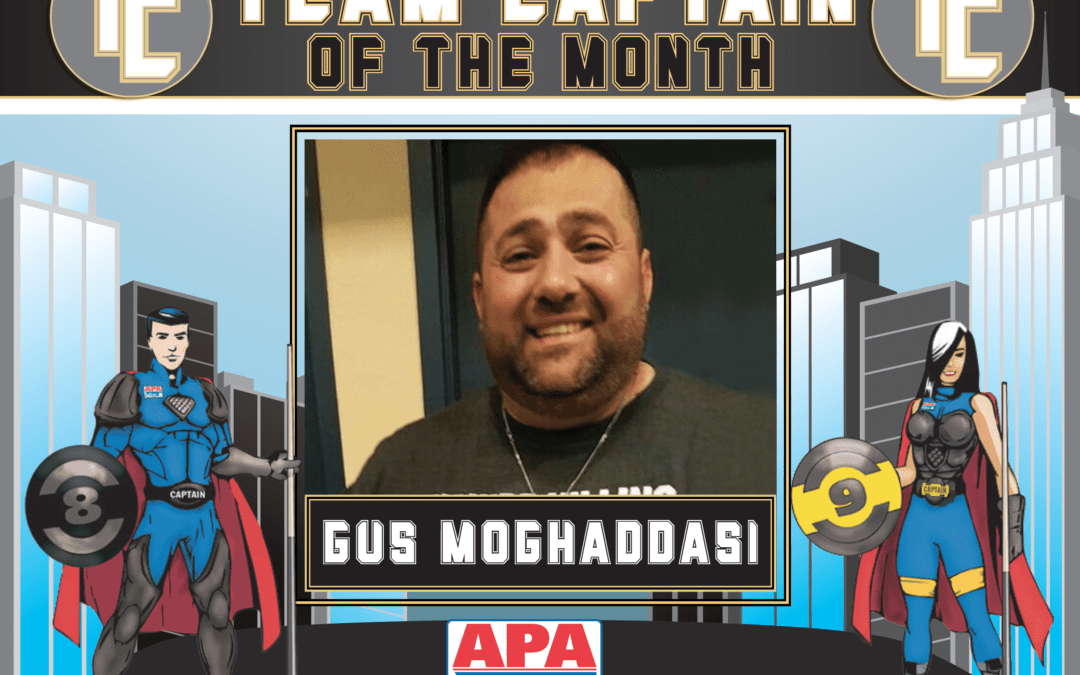 Team Captain of the Month: Gus Moghaddasi