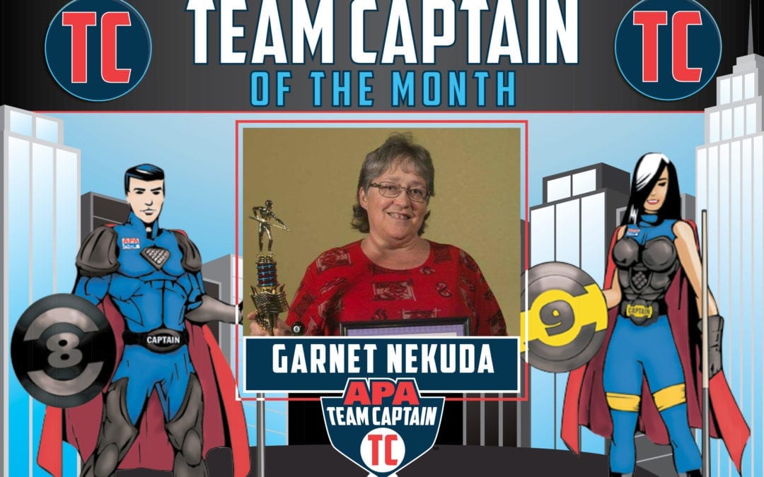 Team Captain of the Month: Garnet Nekuda