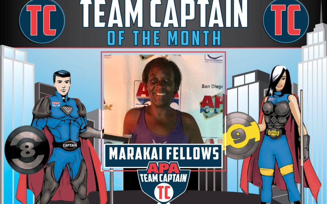 Team Captain of the Month: Marakai Fellows
