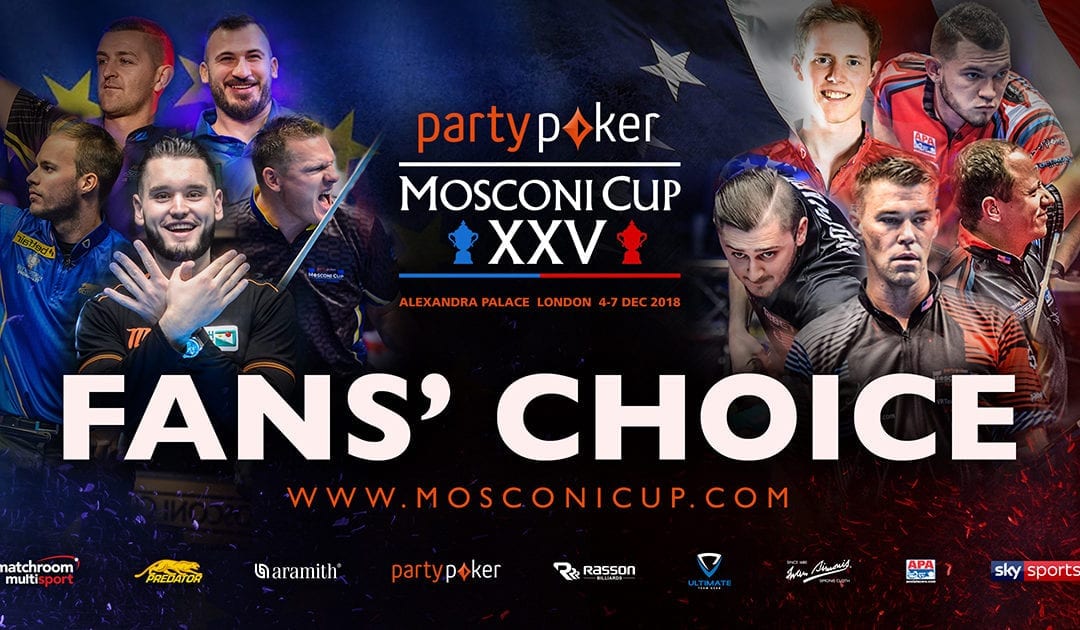 Mosconi Cup Launches Fans’ Choice Match