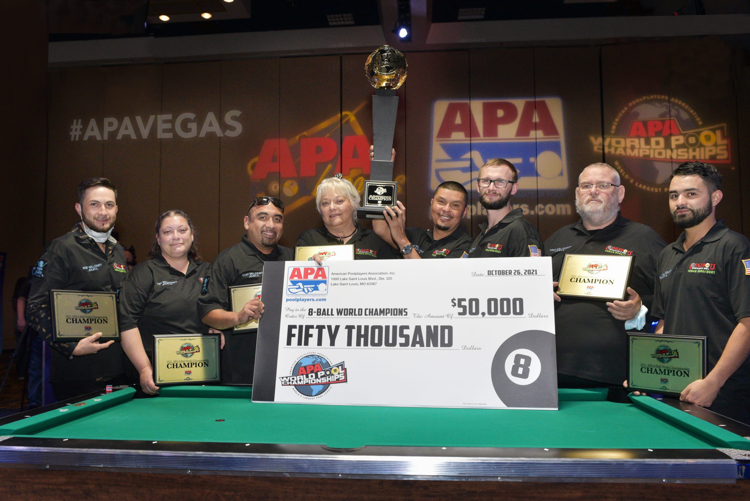 2020 2021 APA 8 Ball World Championship Results