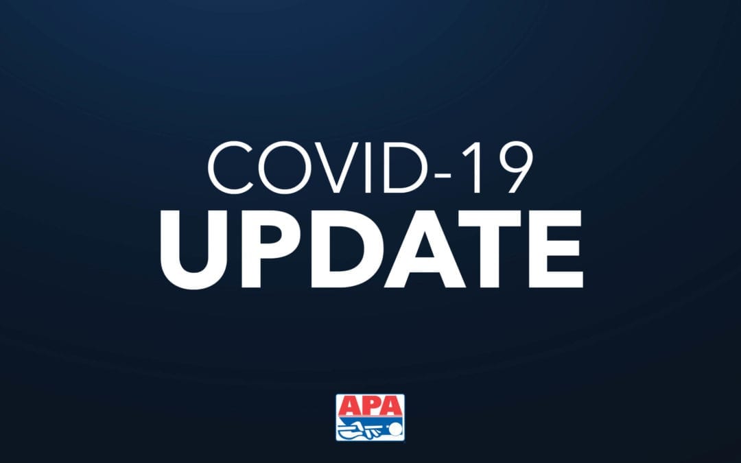 COVID-19 Update: APA Leagues