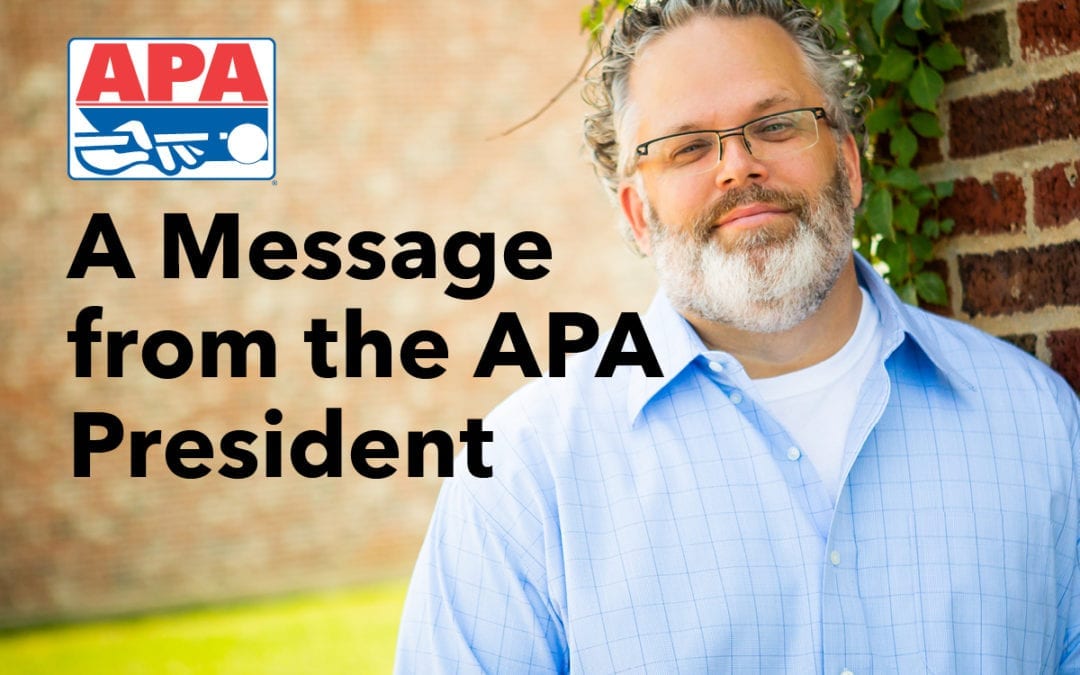 A Message from the APA President