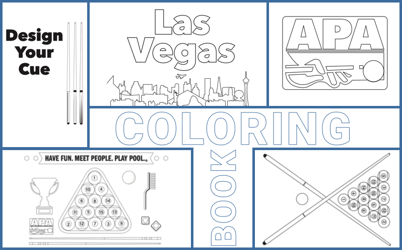 APA Coloring Pages - American Poolplayers Association