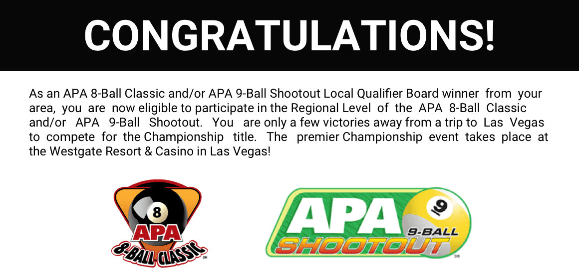 Apa 21 Fall 9 Ball Shootout New Jersey Regional American Poolplayers Association