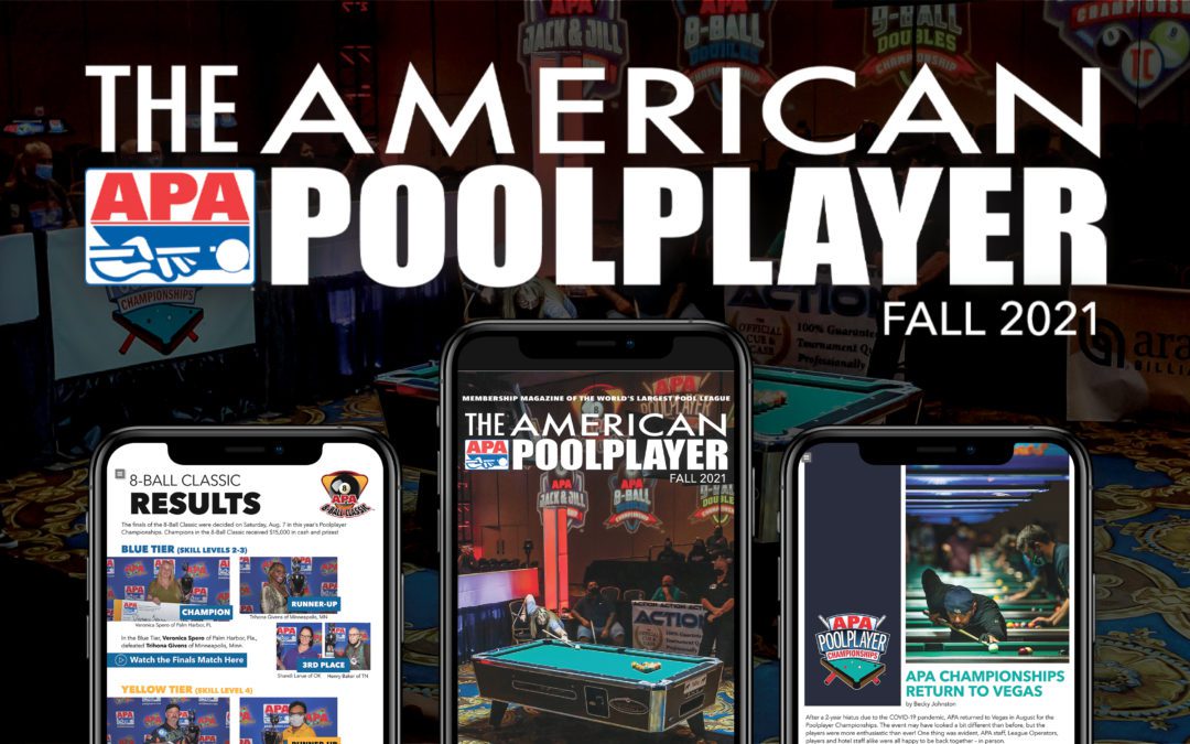 Fall 2021 Issue of The American Poolplayer Magazine