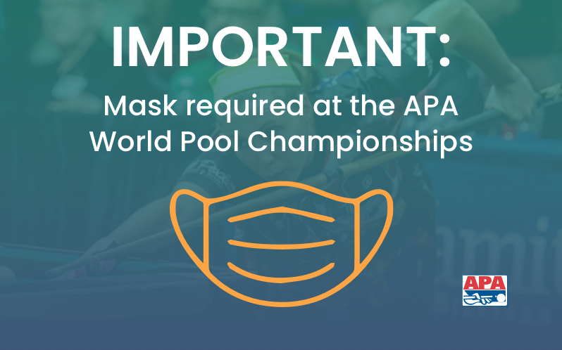 Important: Masks Required at the APA World Championships