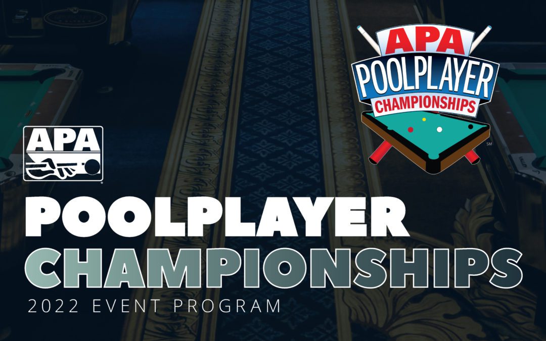2022 Poolplayer championships Event Program