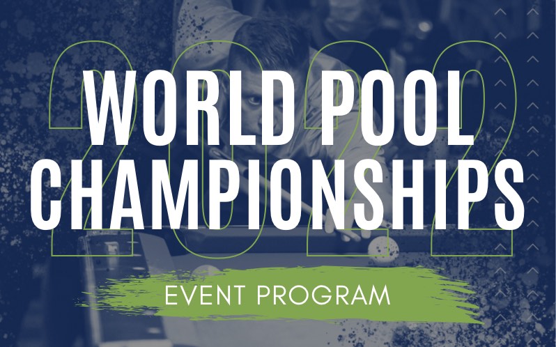 2022 World Pool Championships Event Program