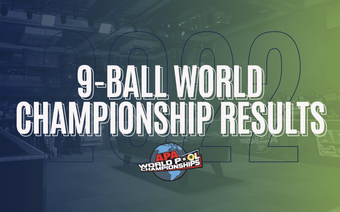 2022 9-Ball World Championship Results