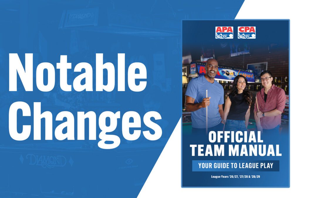 New Official Team Manual Notable Redlines