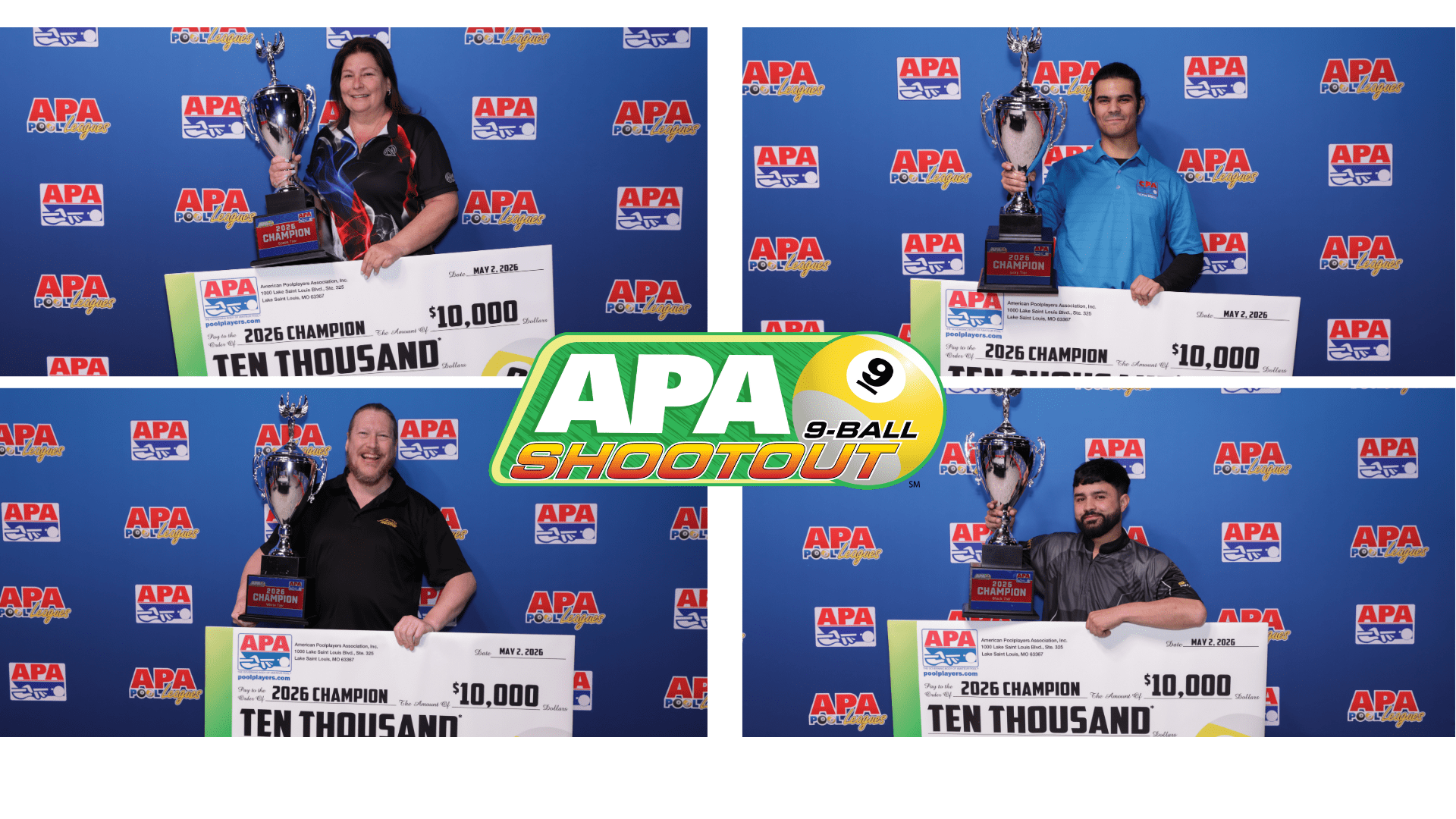 CuePoint billiards news cover image for 2026 APA 9-Ball Shootout Concludes with Strong Final Performances