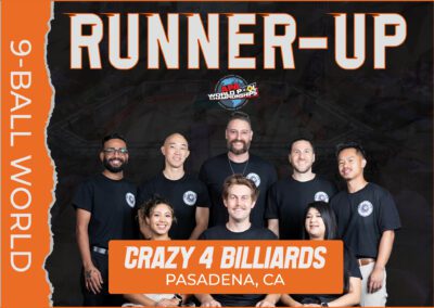 Crazy 4 Billiards of Pasadena, CA