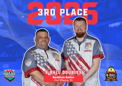 3rd Place: Rackless Antics of Fort Wayne, IN