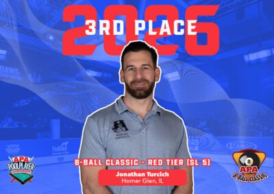 Jonathan Turcich of Homer Glen, IL