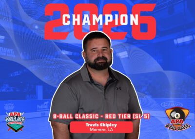 Travis Shipley of Marrero, LA