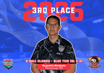 Reynaldo Manipula of Mississauga, ON