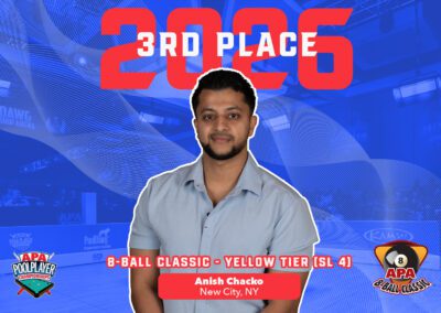 Anish Chacko of New City, NY