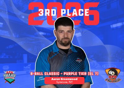 Aaron Greenwood of Syracuse, NY