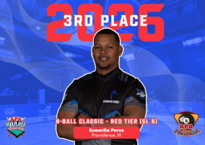 Esmerlin Perez of Providence, RI