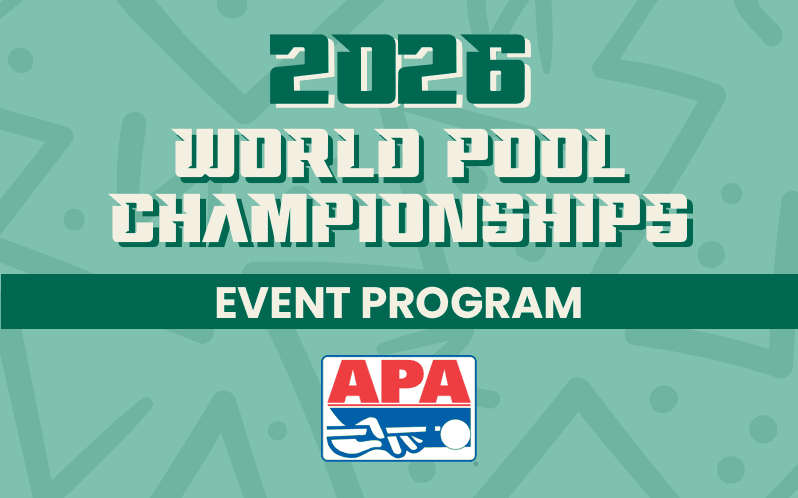 2026 World Pool Championships Event Program