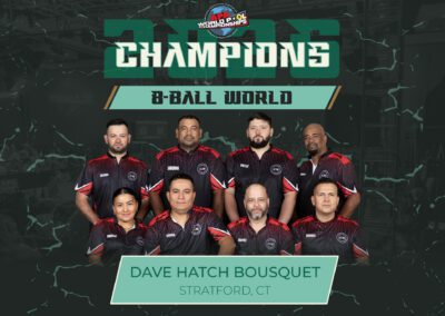 Champions: Dave Hatch Bousquet of Stratford, CT